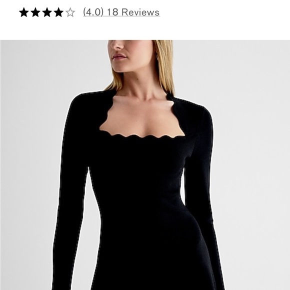 NWT Express little black dress - Picture 2 of 5